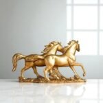 Two Running Horses Statue for Vastu & Home Decor | 6 Inch - Image 3