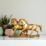 Two Running Horses Statue for Vastu & Home Decor | 6 Inch - Image 4